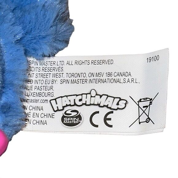 Hatchimals Spin Master Kids Lights & Sound Interactive Blue Hatched Owlicorn Toy - Picture 5 of 10